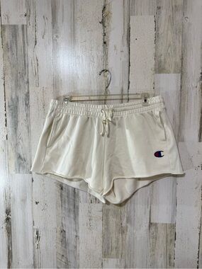 Champion Cream Athletic Sweats Lounge Shorts